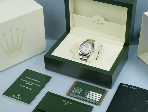 Rolex Datejust M126334-0023 Oyster, 41 mm, Oystersteel and white gold - Image 4