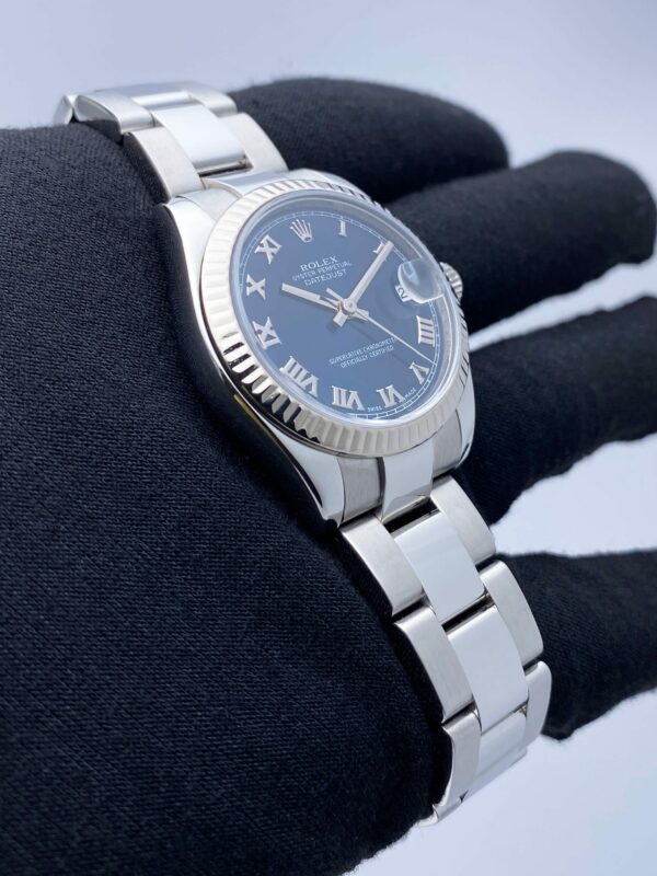 Rolex Datejust Midsize 178274 Blue Dial Ladies Watch - Image 4