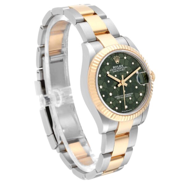 Rolex Datejust Midsize Steel Yellow Gold Diamond Dial Ladies Watch 278273 Box Card - Image 3