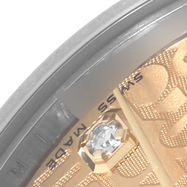 Rolex Datejust Midsize Steel Yellow Gold Diamond Ladies Watch 178273 - Image 7
