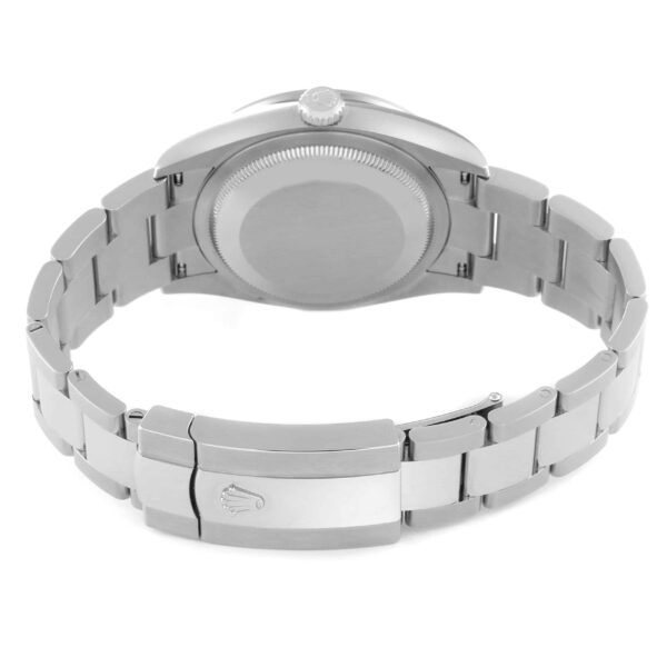 Rolex Datejust Steel Blue Fluted Dial Diamond Mens Watch 126284 Unworn - Image 7