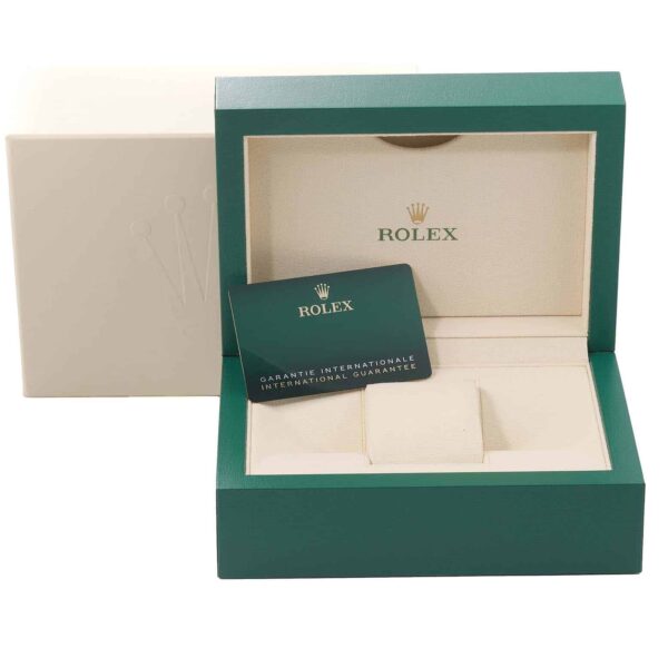 Rolex Datejust Steel Blue Fluted Dial Diamond Mens Watch 126284 Unworn - Image 9