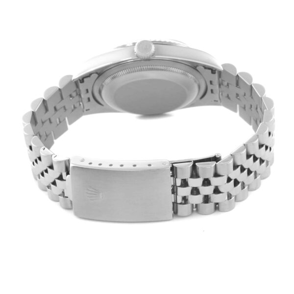 Rolex Datejust Steel White Gold Anniversary Diamond Dial Mens Watch 16234 - Image 10