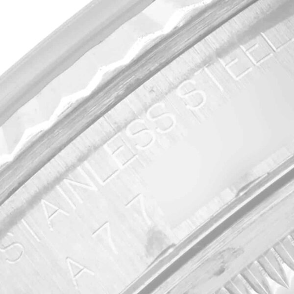 Rolex Datejust Steel White Gold Anniversary Diamond Dial Mens Watch 16234 - Image 8