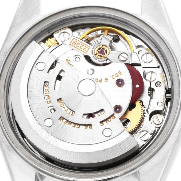 Rolex Datejust Steel White Gold Black Diamond Dial Ladies Watch 79174 Box Papers - Image 9