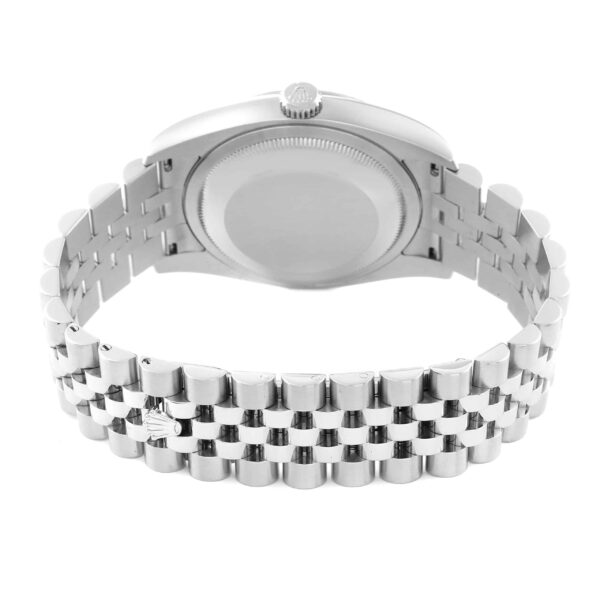 Rolex Datejust Steel White Gold Jubilee Bracelet Mens Watch 116234 - Image 5
