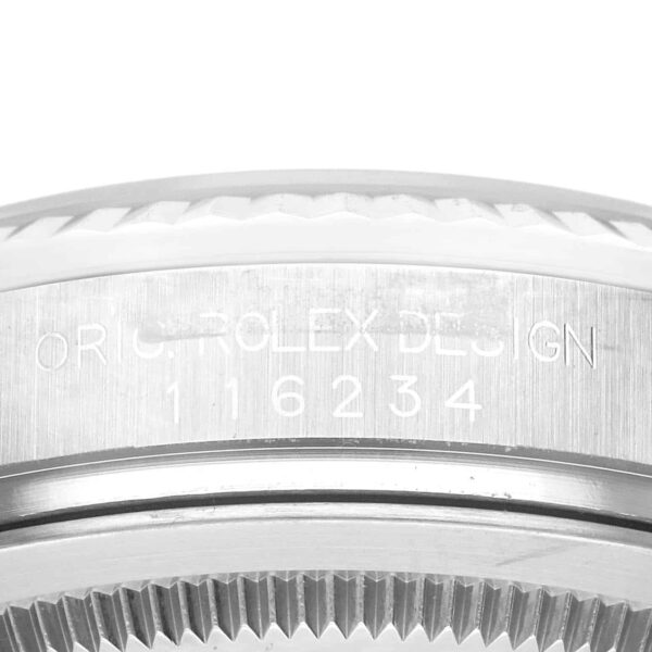 Rolex Datejust Steel White Gold Jubilee Bracelet Mens Watch 116234 - Image 8