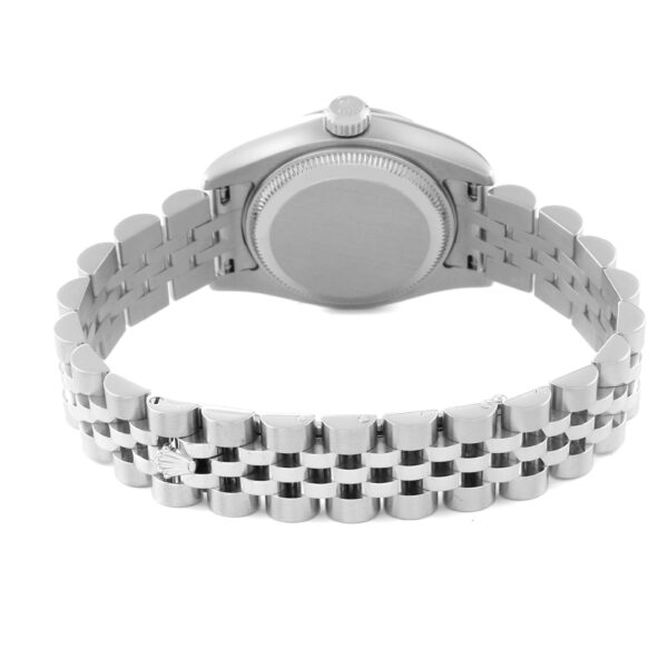 Rolex Datejust Steel White Gold Mother of Pearl Diamond Dial Ladies Watch 179174 - Image 9