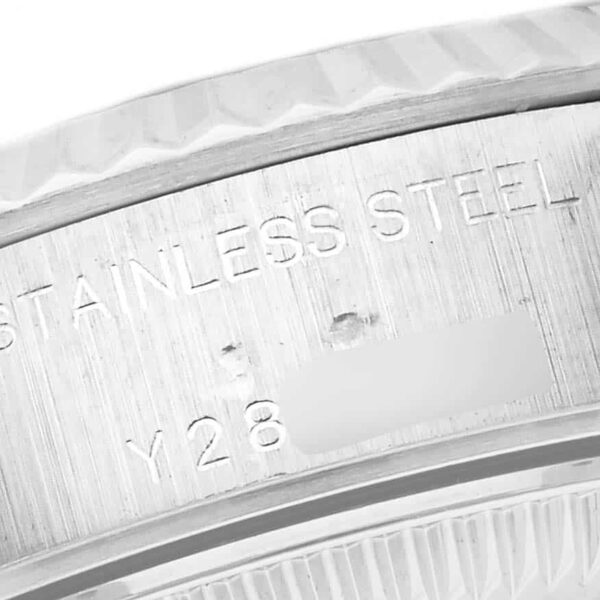 Rolex Datejust Steel White Gold Mother of Pearl Diamond Ladies Watch 79174 - Image 8