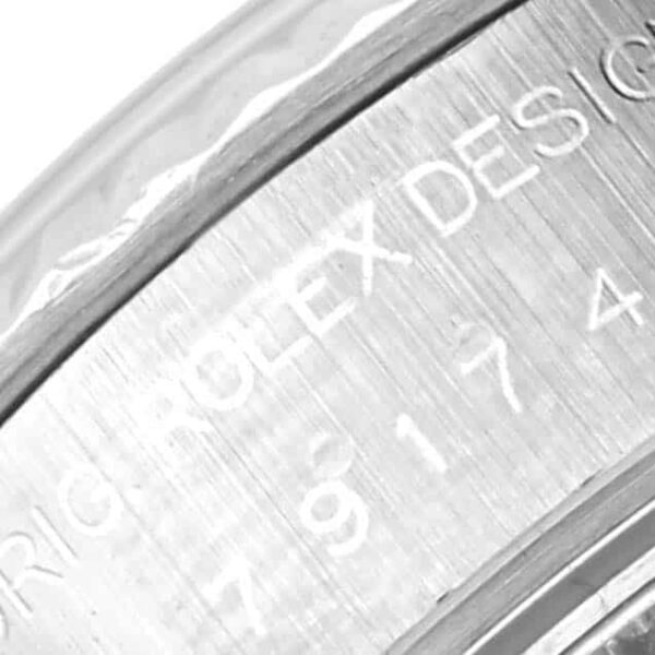 Rolex Datejust Steel White Gold Mother of Pearl Diamond Ladies Watch 79174 - Image 7