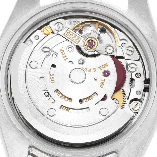 Rolex Datejust Steel White Gold Silver Diamond Dial Ladies Watch 179174 - Image 9