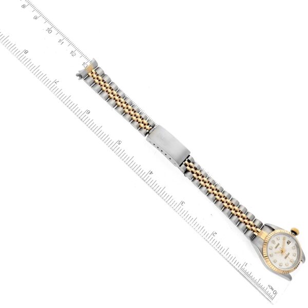 Rolex Datejust Steel Yellow Gold Anniversary Diamond Dial Ladies Watch 69173 - Image 11