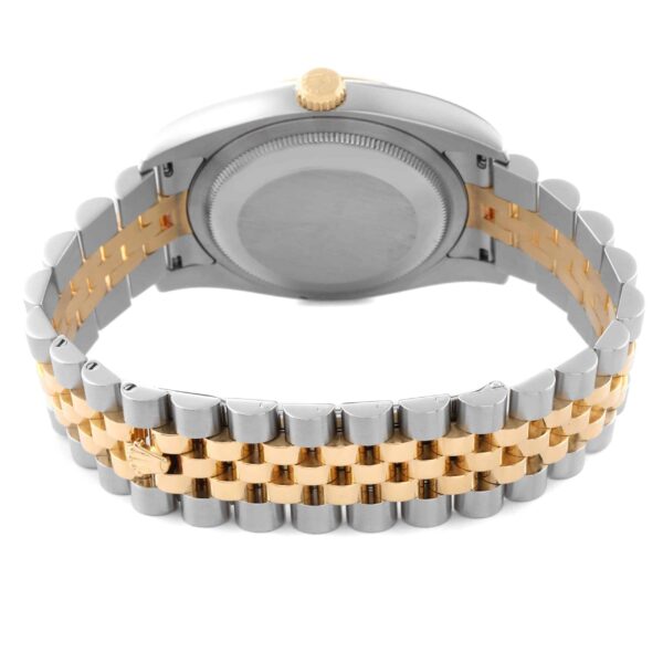 Rolex Datejust Steel Yellow Gold Anniversary Diamond Dial Mens Watch 116233 - Image 10