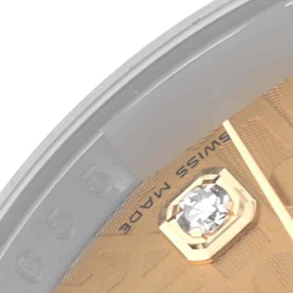 Rolex Datejust Steel Yellow Gold Anniversary Diamond Dial Mens Watch 116233 - Image 7