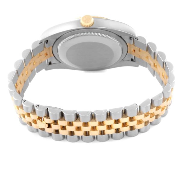 Rolex Datejust Steel Yellow Gold Diamond Dial Mens Watch 116233 - Image 10