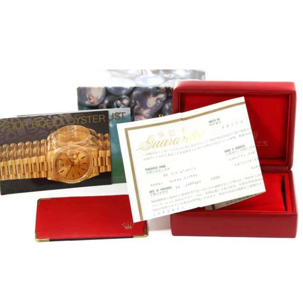 Rolex Datejust Steel Yellow Gold Diamond Ladies Watch 69173 Box Papers - Image 4
