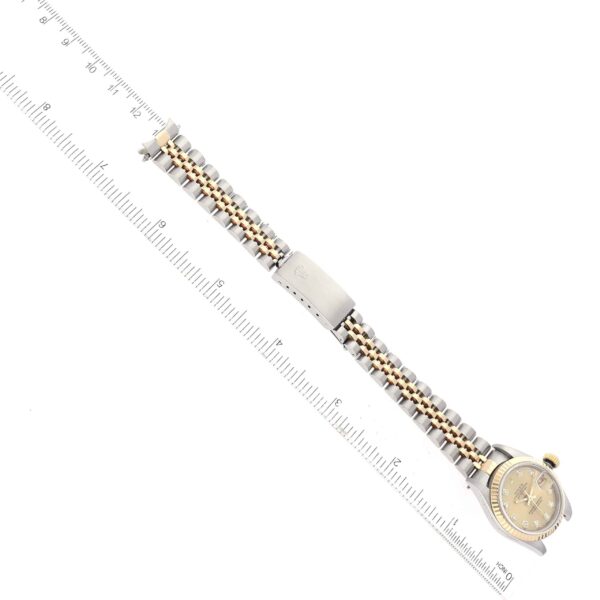 Rolex Datejust Steel Yellow Gold Diamond Ladies Watch 69173 Box Papers - Image 11
