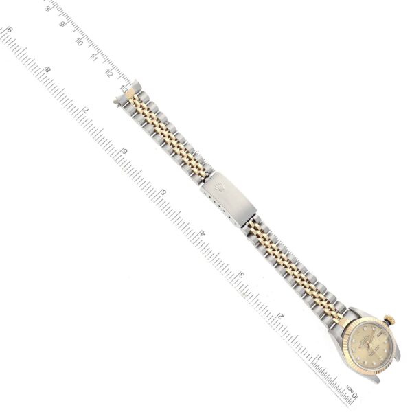 Rolex Datejust Steel Yellow Gold Diamond Ladies Watch 69173 Box Papers - Image 10