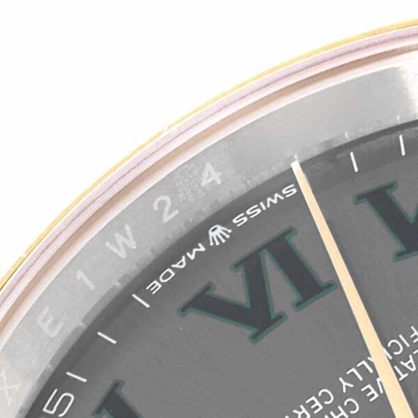 Rolex Datejust Steel Yellow Gold Wimbledon Dial Mens Watch 126203 Box Card - Image 6