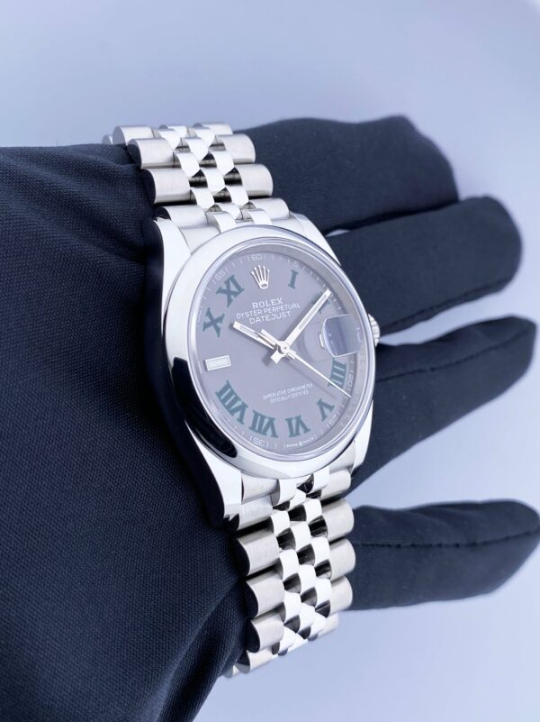 Rolex Datejust Wimbledon 126200 Mens Watch Box Papers - Image 5