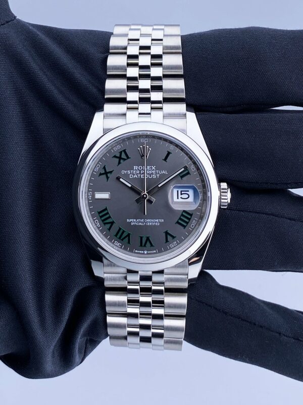 Rolex Datejust Wimbledon 126200 Mens Watch Box Papers - Image 3