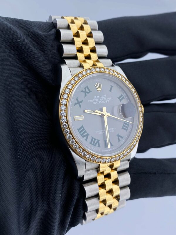 Rolex Datejust Wimbledon 126283RBR Diamond Bezel Box & Papers - Image 4