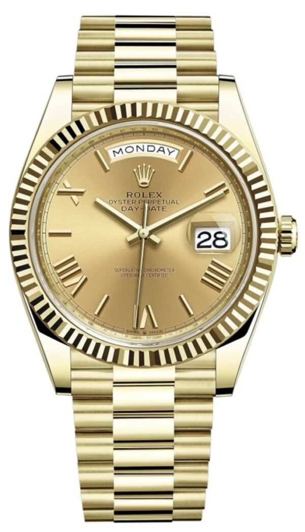 Rolex Day-Date 18K Yellow Gold Champagne Dial Men's Watch M228238-0006