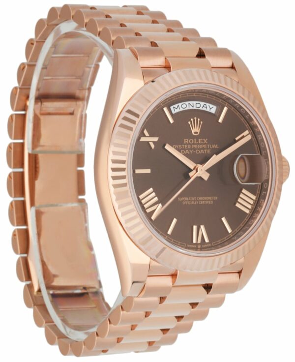 Rolex Day-Date 228235 18K Rose Gold Men's Watch Box & papers - Image 3
