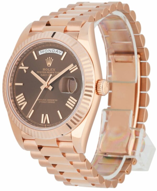 Rolex Day-Date 228235 18K Rose Gold Men's Watch Box & papers - Image 2
