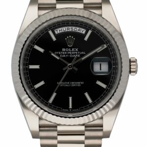 Rolex Day-Date 228239 18K White Gold Men's Watch Box & papers