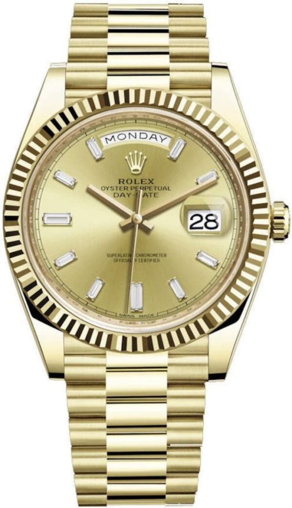 Rolex Day-Date 40 18K Yellow Gold Champagne Dial Men's Watch M228238-0005