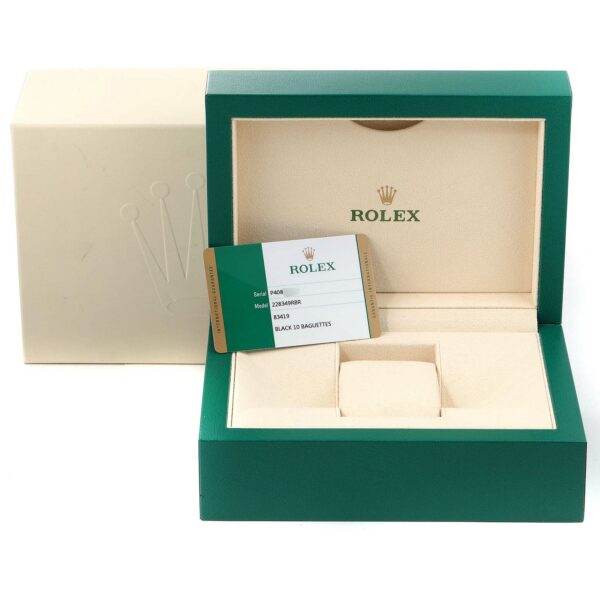 Rolex Day-Date 40 President White Gold Diamond Mens Watch 228349 Unworn - Image 9