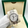 rolex day date 40 presidential 228239 fluted bezel baguette diamond meteorite dial 3472 zmdbc.webp