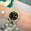 rolex day date 40 presidential 228348 diamond bezel baguette diamond black dial 2072 xykn5.jpg