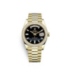 rolex day date 40 presidential 228348 diamond bezel baguette diamond black dial 8654 edndd.jpg