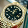 rolex day date 40 presidential 228348 diamond bezel baguette diamond black dial 9743 bibhw.jpg