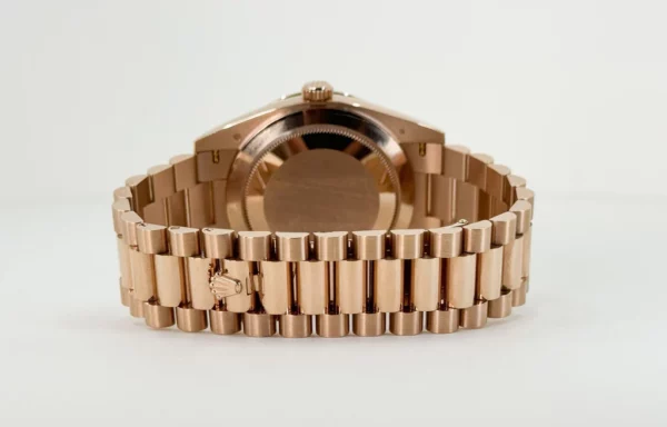 Rolex Day-Date 40 Rose Gold Eisenkiesel Diamond Dial & Diamond Bezel President Bracelet  228345RBR - Image 6