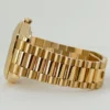 rolex day date 41 yellow gold champagne diamond dial 26 fluted bezel president bracelet 218238 4997 miodt.webp