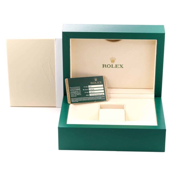 Rolex Day-Date II 41 President Yellow Gold White Dial Mens Watch 218238 Box Card - Image 12
