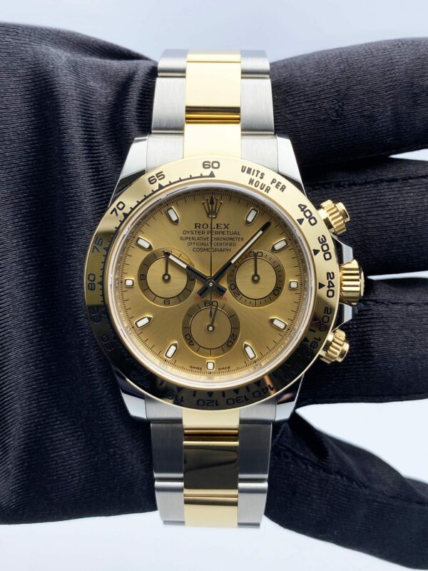 Rolex Daytona 116503 Champagne Dial Mens Watch Box Papers - Image 3