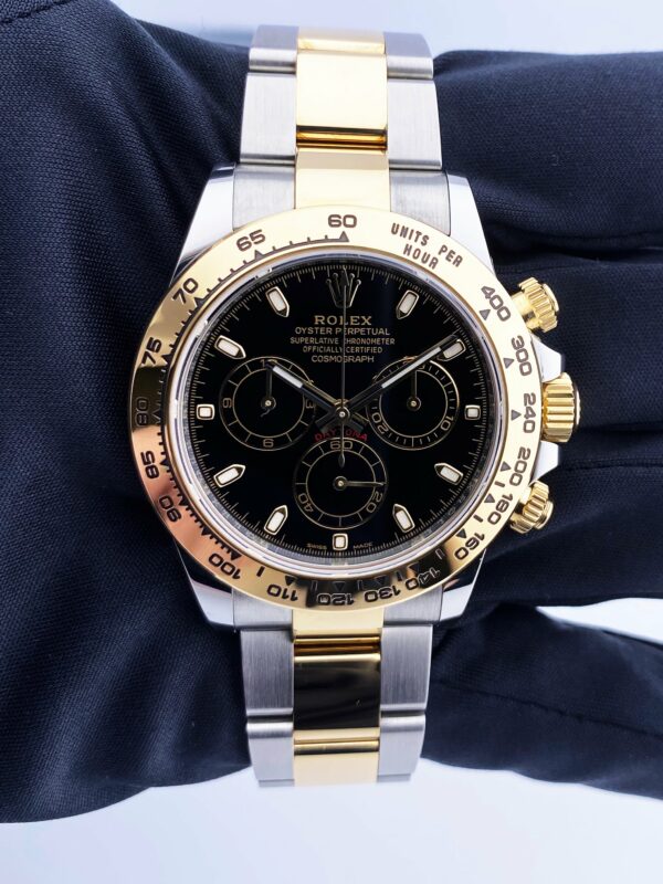 Rolex Daytona 116503 Two Tone Black Dial Mens Watch Box & Papers - Image 3