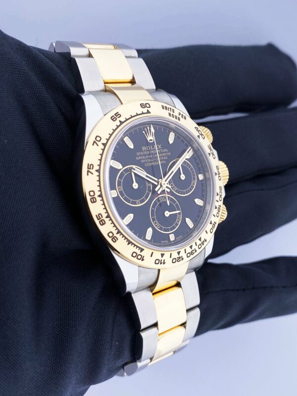 Rolex Daytona 116503 Two Tone Black Dial Mens Watch Box & Papers - Image 4