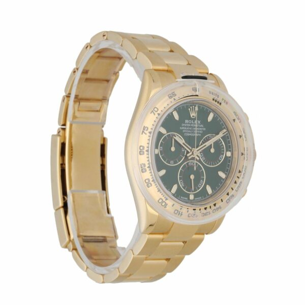 Rolex Daytona 116508 Green Dial 18K Yellow Gold  Men's Watch Box & Papers - Image 3