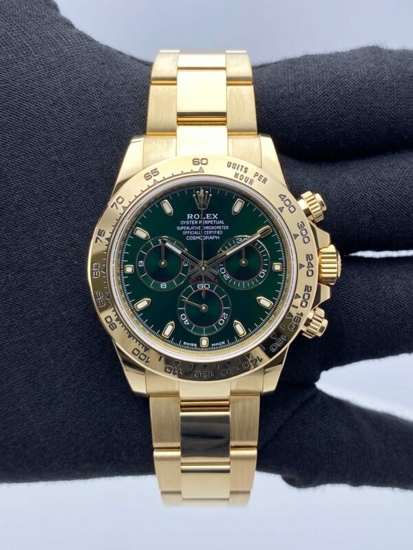 Rolex Daytona 116508 Green Dial Mens Watch Box Papers - Image 3
