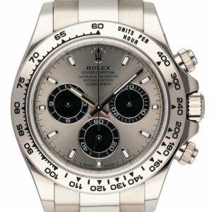 Rolex Daytona 116509 Slate Dial 18K White Gold Mens Watch Box Papers