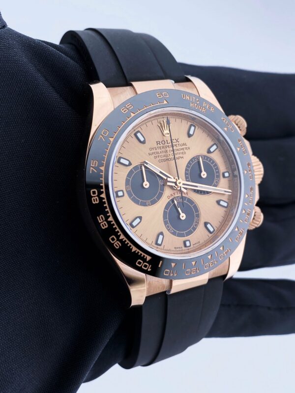 Rolex Daytona 116515LN 18K Rose Gold Pink Dial Mens Watch Box Papers - Image 4