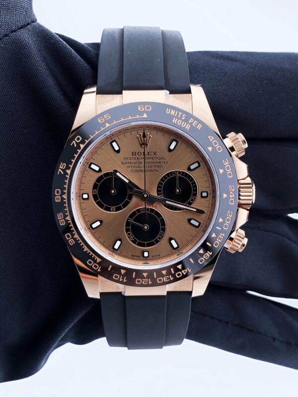 Rolex Daytona 116515LN 18K Rose Gold Pink Dial Mens Watch Box Papers - Image 3