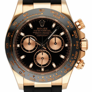 Rolex Daytona 116515LN Black Dial 18K Rose Gold Mens Watch Box Papers