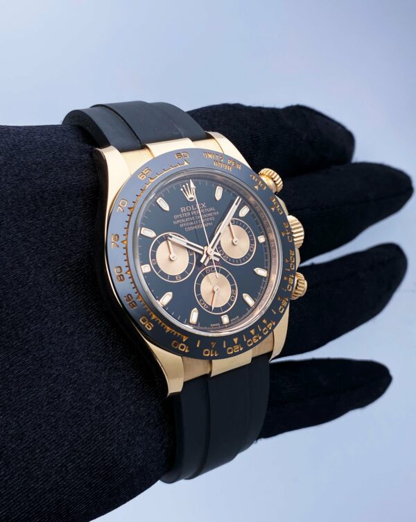 Rolex Daytona 116515LN Black Dial 18K Rose Gold Mens Watch Box Papers - Image 4
