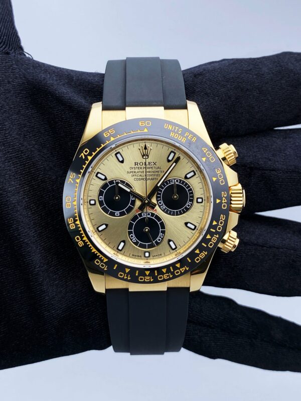 Rolex Daytona 116518LN 18K Yellow Gold Mens Watch Box Papers - Image 3